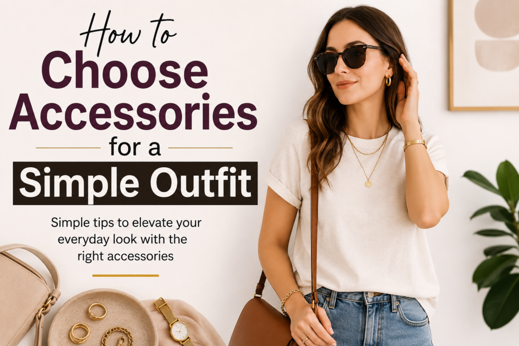 How to Choose Accessories for a Simple Outfit