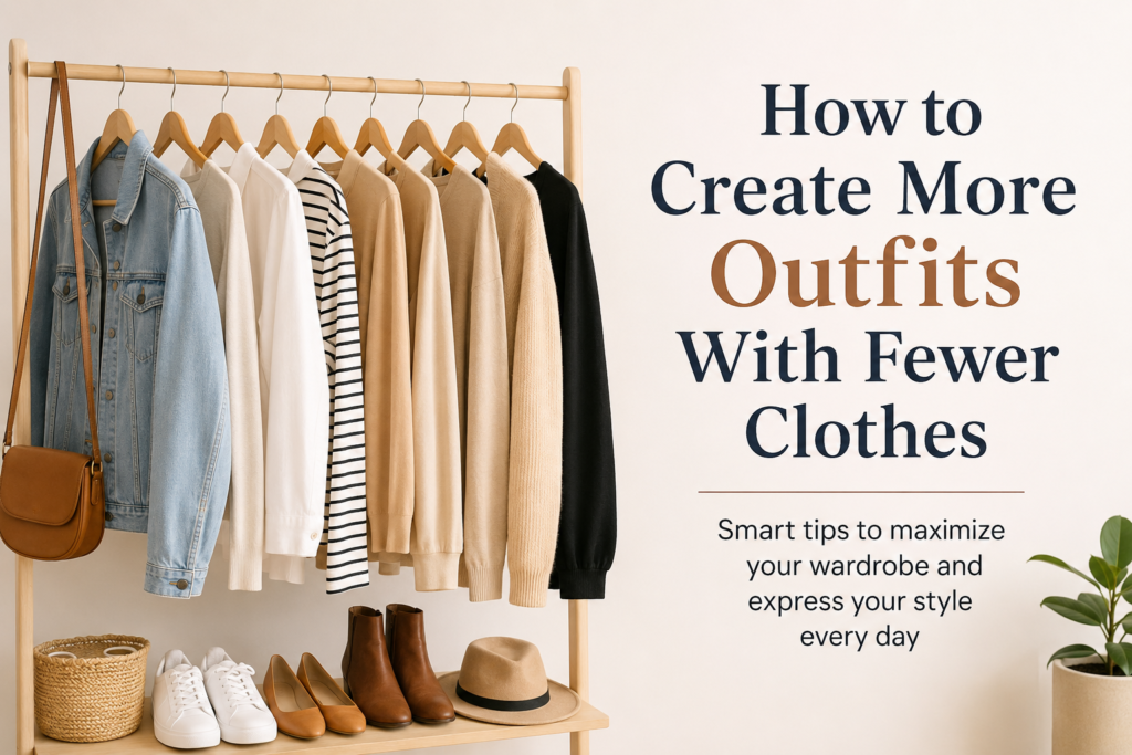 How to Create More Outfits With Fewer Clothes