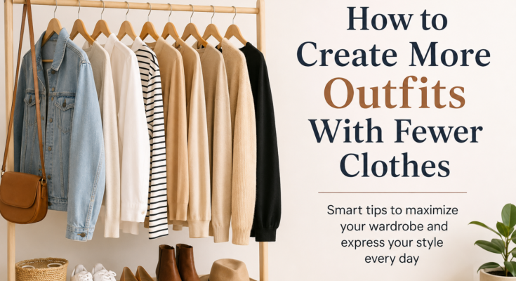 How to Create More Outfits With Fewer Clothes