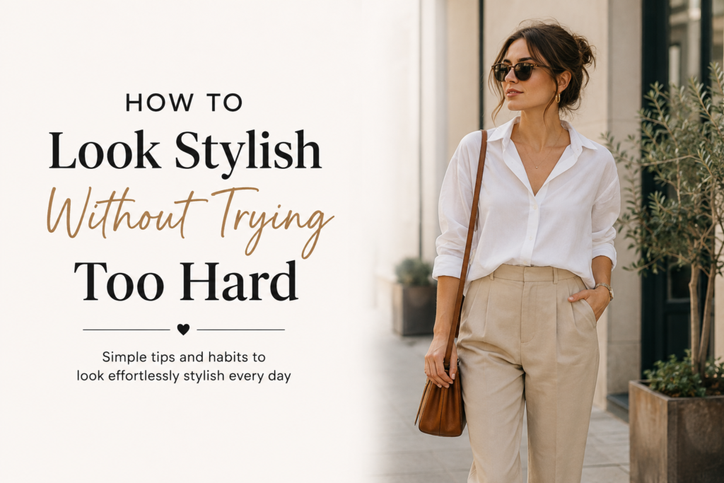 How to Look Stylish Without Trying Too Hard