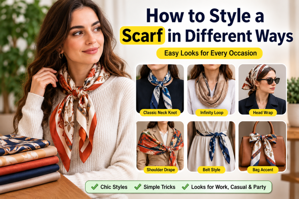 How to Style a Scarf in Different Ways