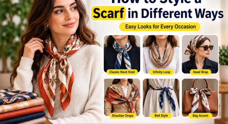 How to Style a Scarf in Different Ways
