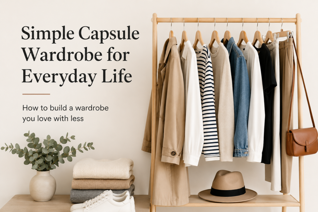 Simple Capsule Wardrobe for Everyday Life