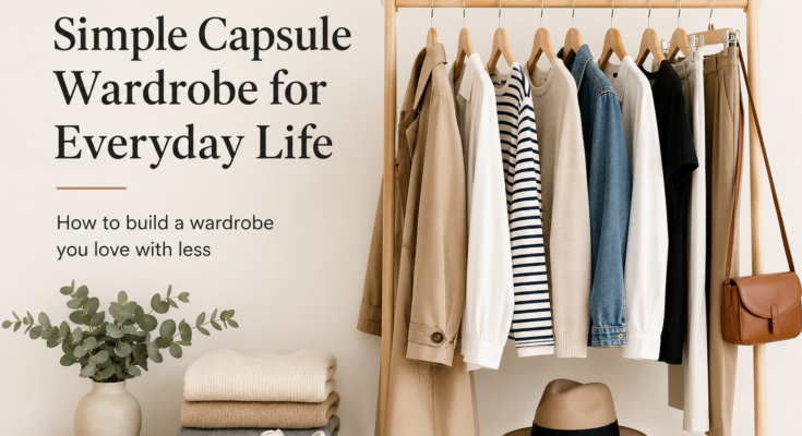 Simple Capsule Wardrobe for Everyday Life