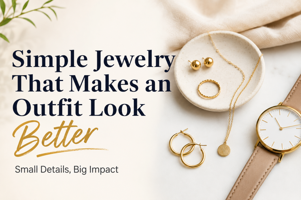 Simple Jewelry That Makes an Outfit Look Better