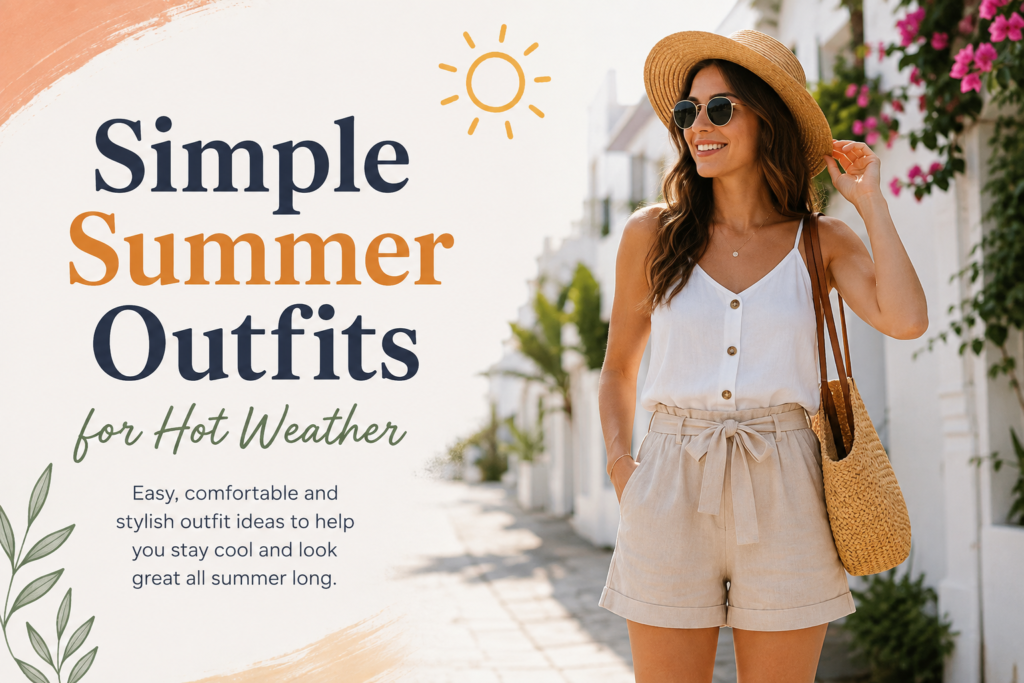 Simple Summer Outfits for Hot Weather