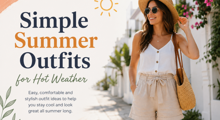 Simple Summer Outfits for Hot Weather