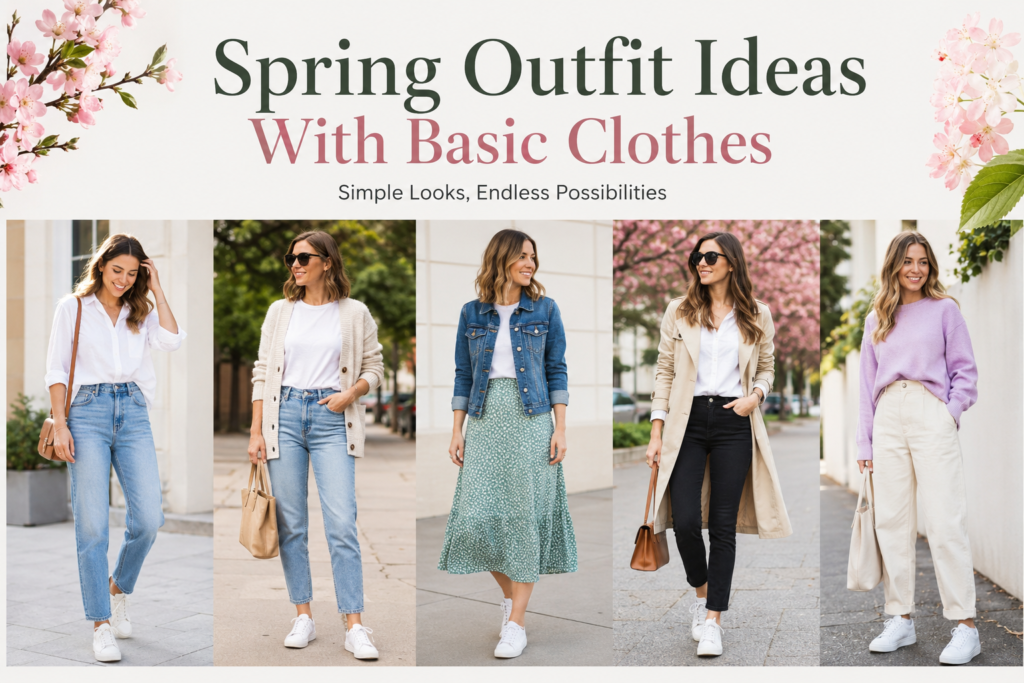 Spring Outfit Ideas With Basic Clothes